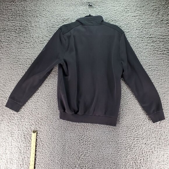 Calvin Klein Jacket Womens Medium Black Soft Touch Fleece Full Zip Jacket - Picture 8 of 9